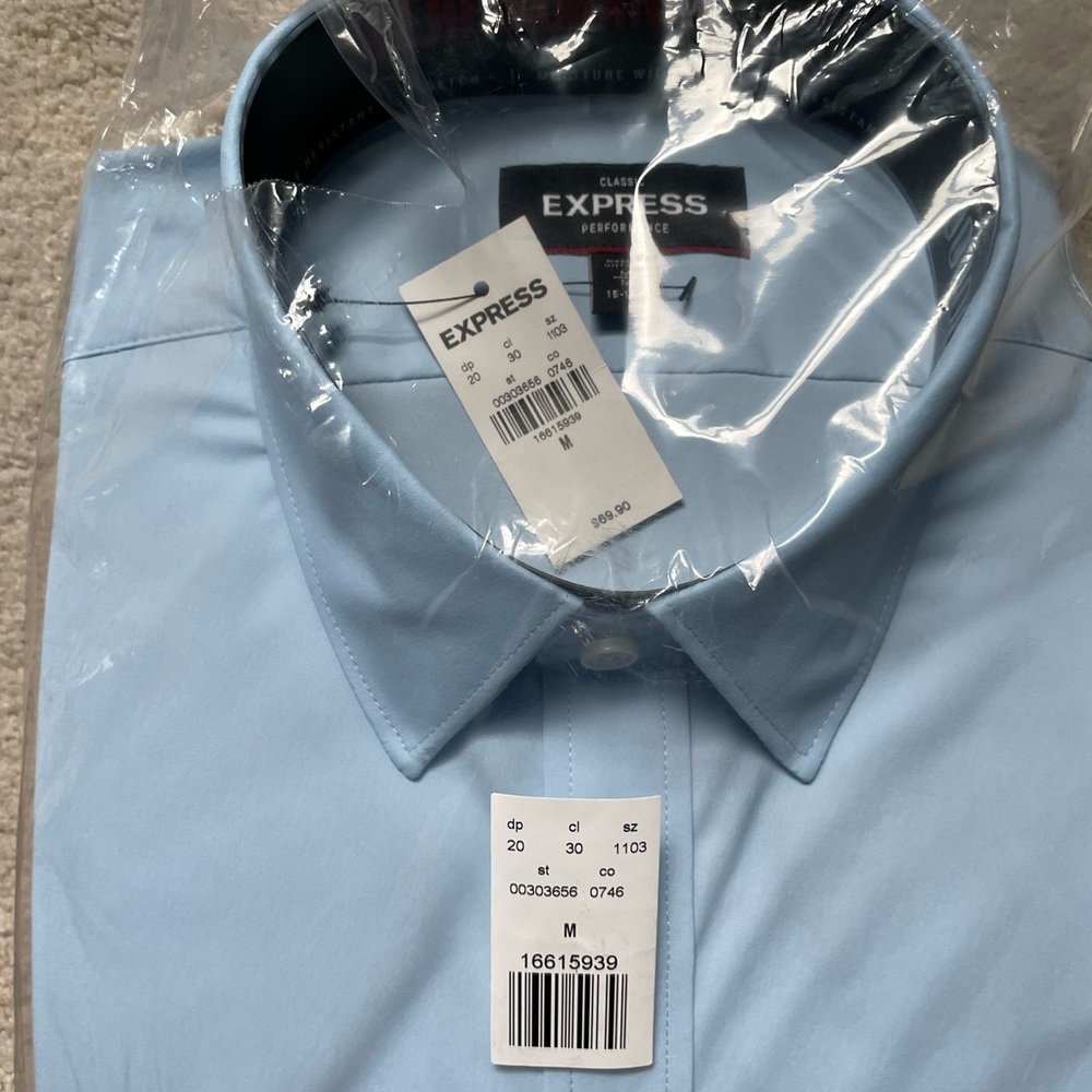 Express Men’s Classic Stretch Performance Dress Shirt